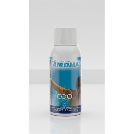 Vectair Systems Vectair Systems BAERO-01 Micro Airoma 30-Day Metered Aerosol Odour Control - Cool; Case of 12 MICRO-BERGAMOT
